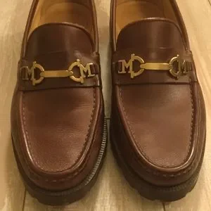 Bruno Magli | Shoes | Euc Vintage Bruno Magli Monogram Penny  display picture 3